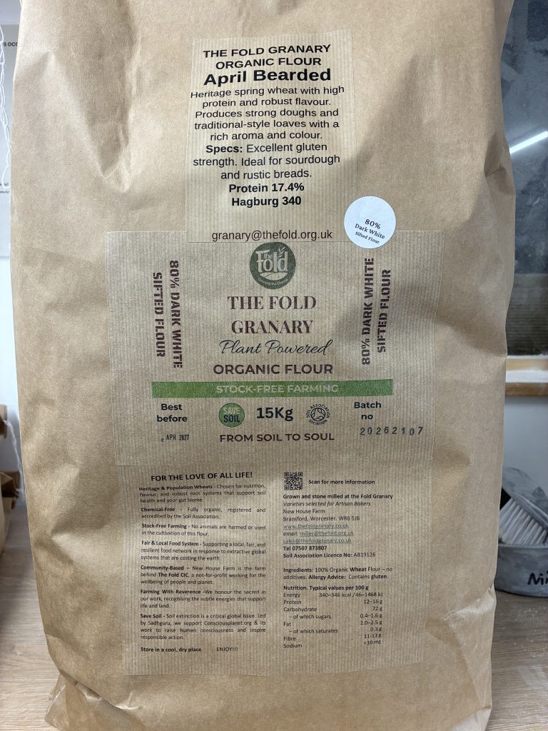 80% (Dark White) April Bearded Heritage Landrace Wheat Flour 15kg